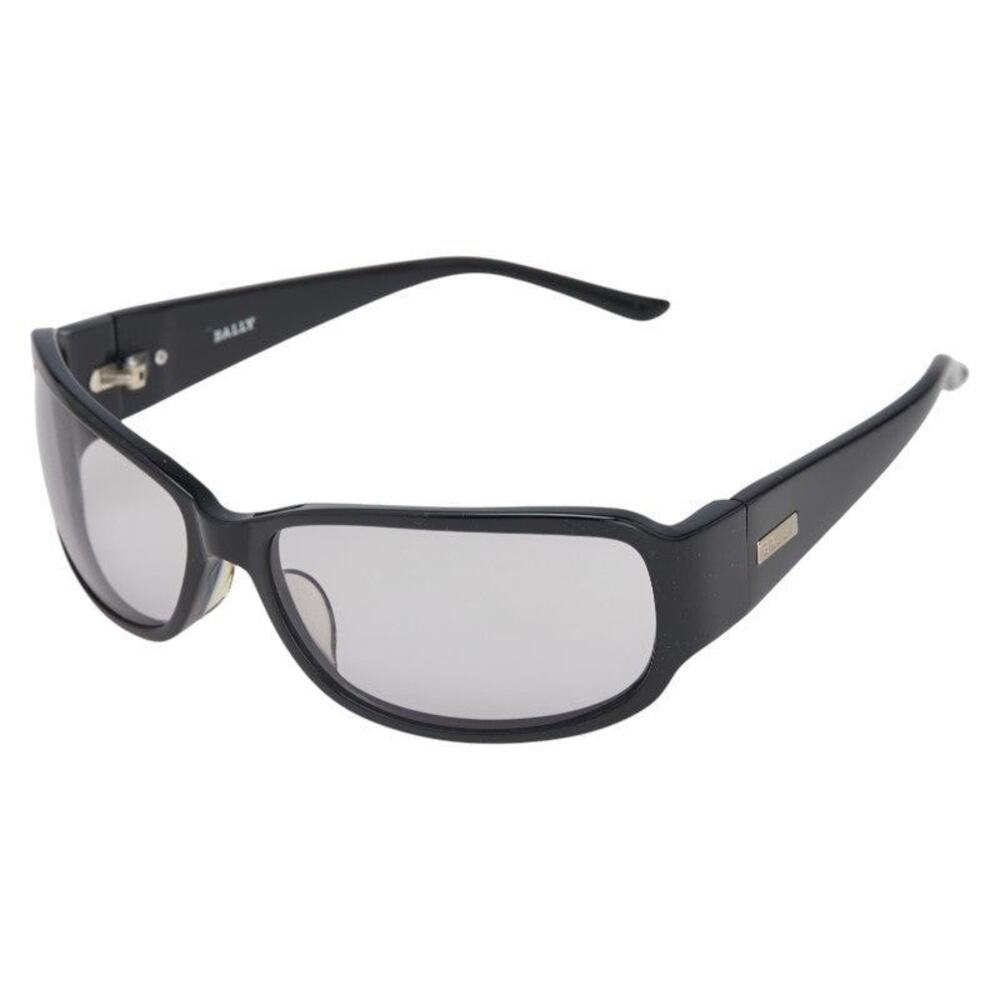 Bally Logo Plate Sunglasses Black